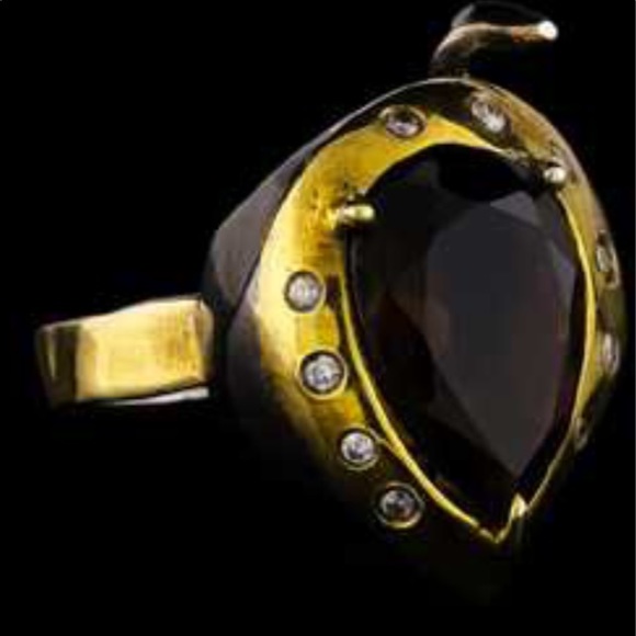 one of a kind Jewelry - Crystals and Smokey Topaz Sterling Silver